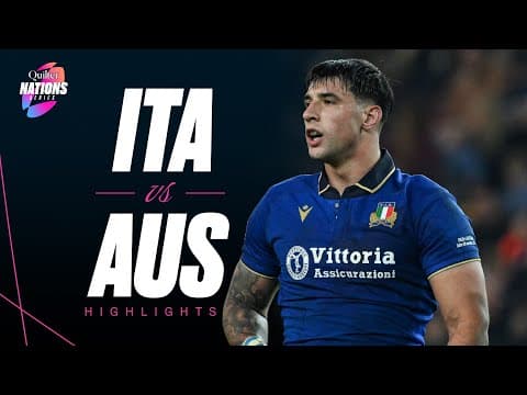 HIGHLIGHTS | Italy vs Australia