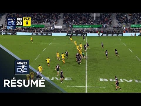 HIGHLIGHTS | CA Brive vs US Carcassonnaise XV