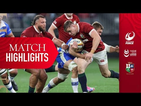 British & Irish Lions Vs. Western Force | Highlights