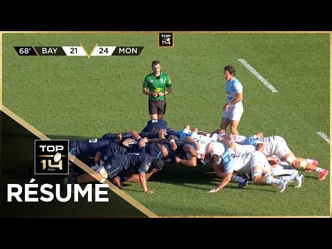 TOP 14 Saison 2024-2025 J04 - Résumé Aviron Bayonnais - Montpellier Hérault Rugby
