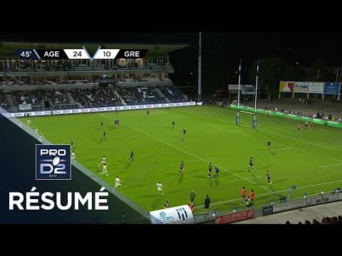 HIGHLIGHTS | SU Agen vs FC Grenoble Rugby