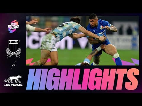 Italy 18 - 50 Argentina