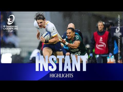 HIGHLIGHTS | Aviron Bayonnais vs Leinster Rugby