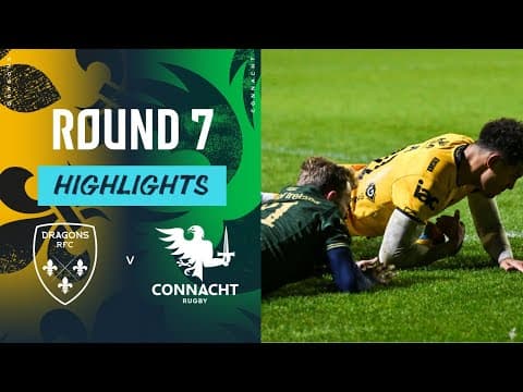 HIGHLIGHTS | Dragons vs Connacht Rugby