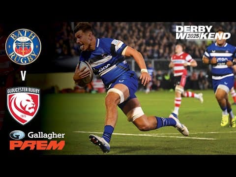 HIGHLIGHTS | Bath Rugby vs Gloucester Rugby