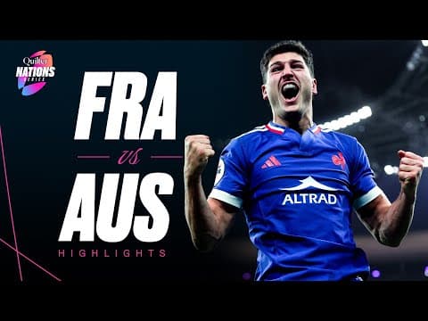 HIGHLIGHTS | France v Australia | End-to-end try fest in Paris!