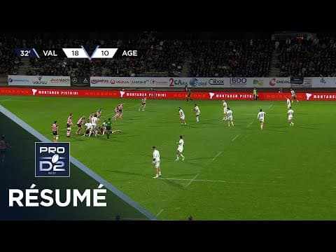 PRO D2 Saison 2025-2026 J08 - Résumé Valence Romans - SU Agen