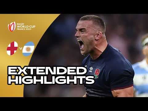 England crush rivals in opener 💪 | England v Argentina | Rugby World Cup 2023 | Extended Highlights