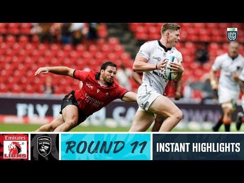 Emirates Lions v Hollywoodbets Sharks | Instant Highlights | Round 11 | URC 2023/24