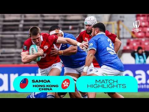 Samoa Show Their Strength | Samoa v Hong Kong China | Nations Cup 2026 | Match Highlights