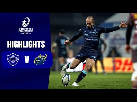 Castres 16 - 14 Munster