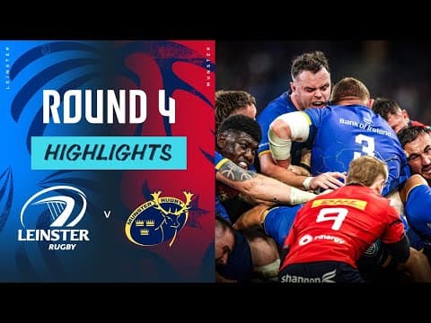 HIGHLIGHTS | Leinster Rugby vs Munster Rugby