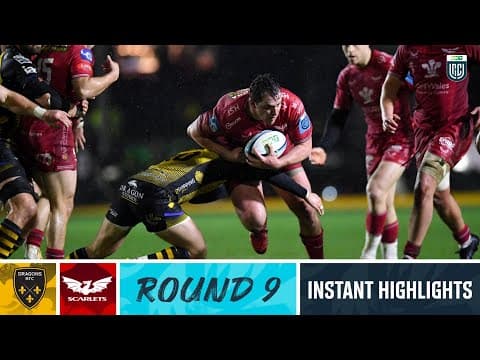 United Rugby Championship: Dragons vs Scarlets