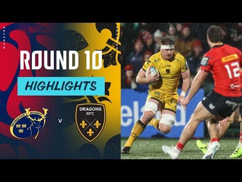 HIGHLIGHTS | Munster Rugby vs Dragons