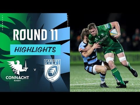 Connacht Rugby 24-19 Cardiff Rugby
