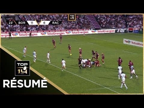 Bordeaux Bègles 31 - 17 Racing 92