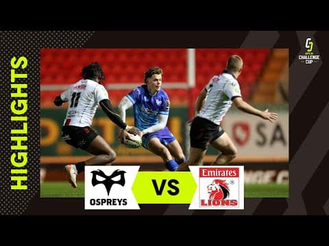 Ospreys 30 - 14 Lions