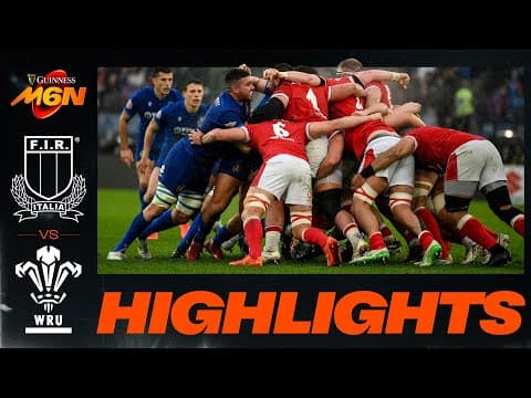 Italy 22 - 15 Wales