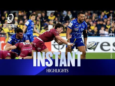 HIGHLIGHTS | ASM Clermont Auvergne vs Sale Sharks