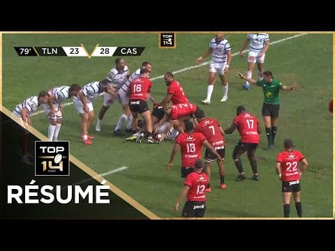 TOP 14 Saison 2024-2025 J02 - Résumé RC Toulon - Castres Olympique