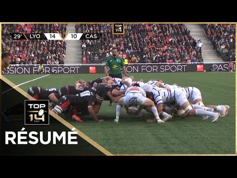 Lyon 40 - 38 Castres