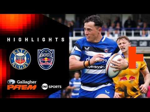 HIGHLIGHTS | Bath Rugby vs Newcastle Red Bulls