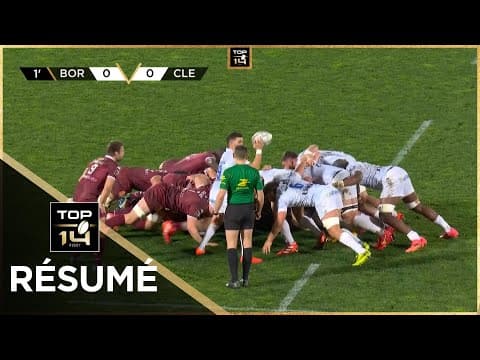 Bordeaux Bègles 22 - 18 Clermont