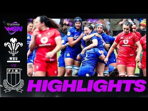HIGHLIGHTS | Wales Women vs Italy Women