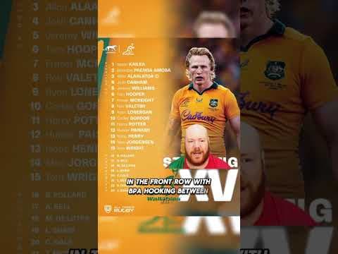 WALLABIES STARTING XV TO FACE LOS PUMAS