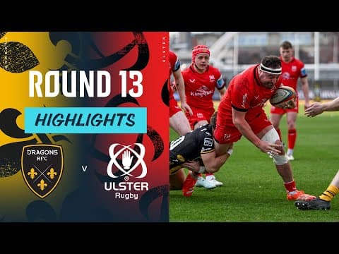 Dragons 30 - 34 Ulster