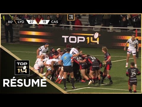 Lyon Olympique Universitaire 34-19 Castres Olympique